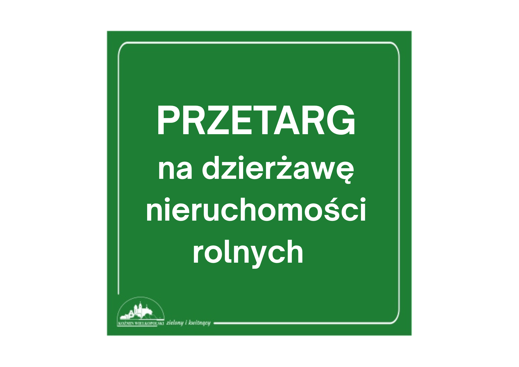 Ogłoszenie o przetargu 